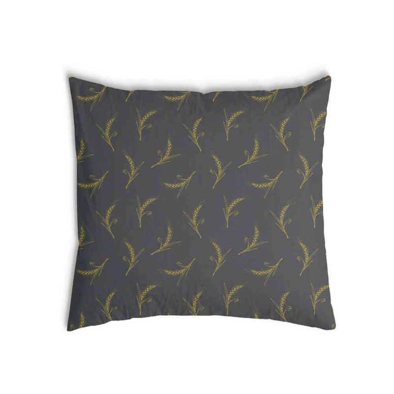 Almohada de salud gris con trigo