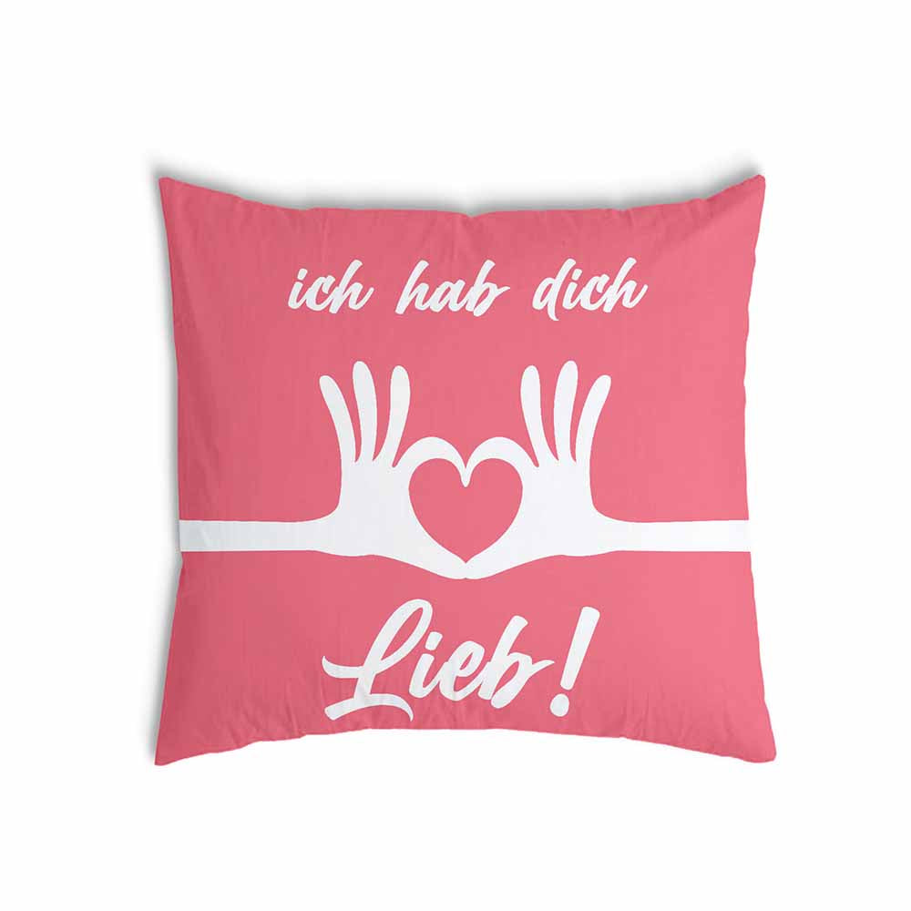 Almohada de salud rosa Te quiero mucho