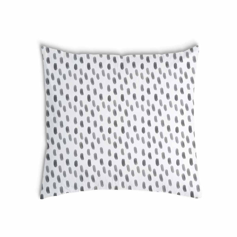 Almohada de salud blanca con manchas grises
