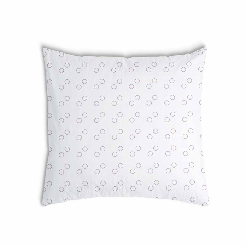 Almohada de salud blanca con círculos
