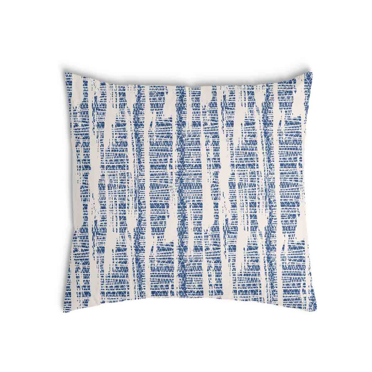 Almohada de salud con patrón azul