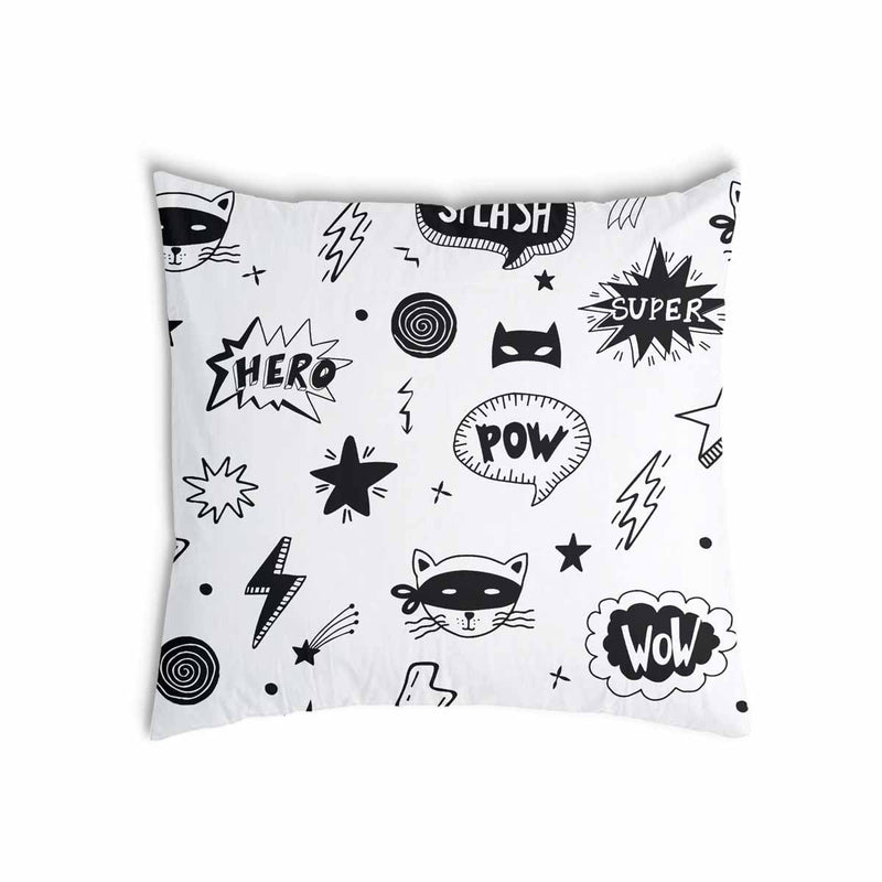 Almohada de salud blanca superhéroes