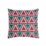Almohada de salud con triángulos de colores