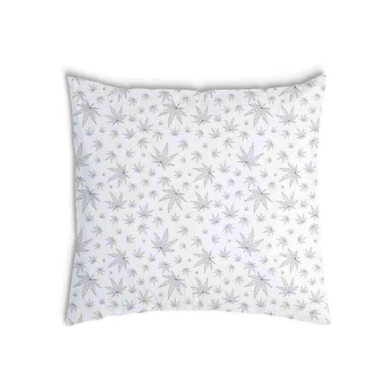 Almohada de salud gris con hiedra