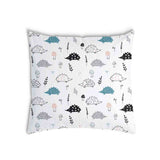 Almohada de salud blanca con erizo