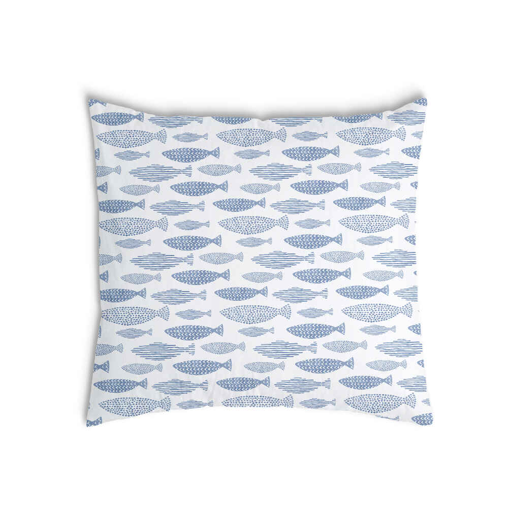 Almohada de salud peces azules