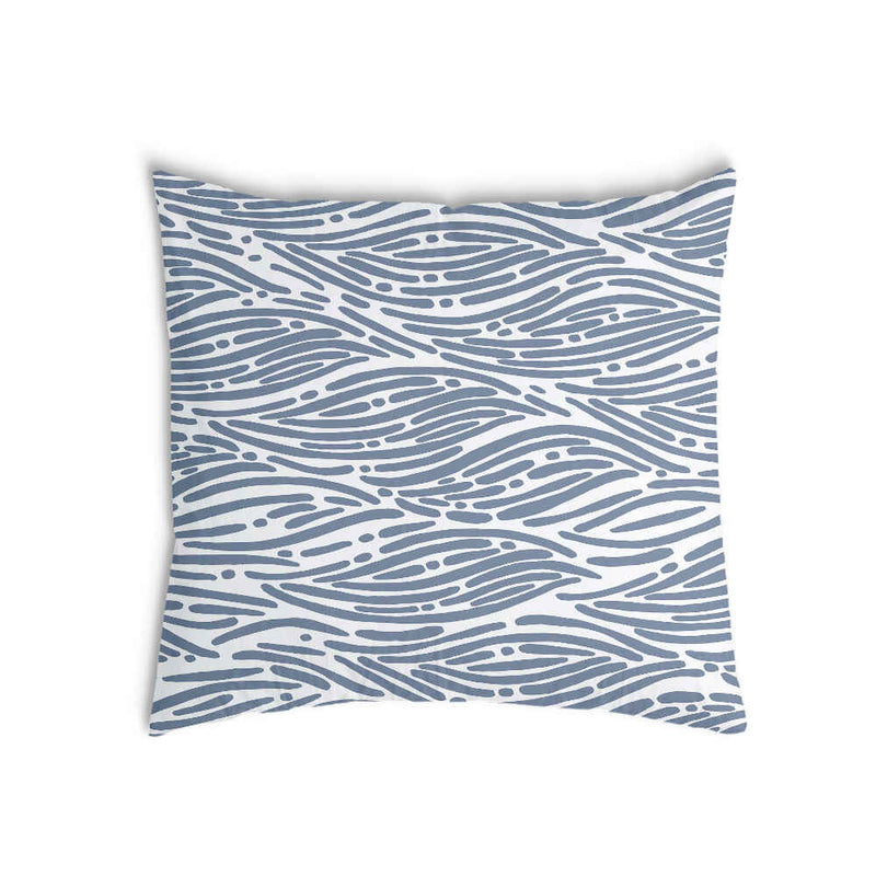 Almohada de salud patrón ondulado azul