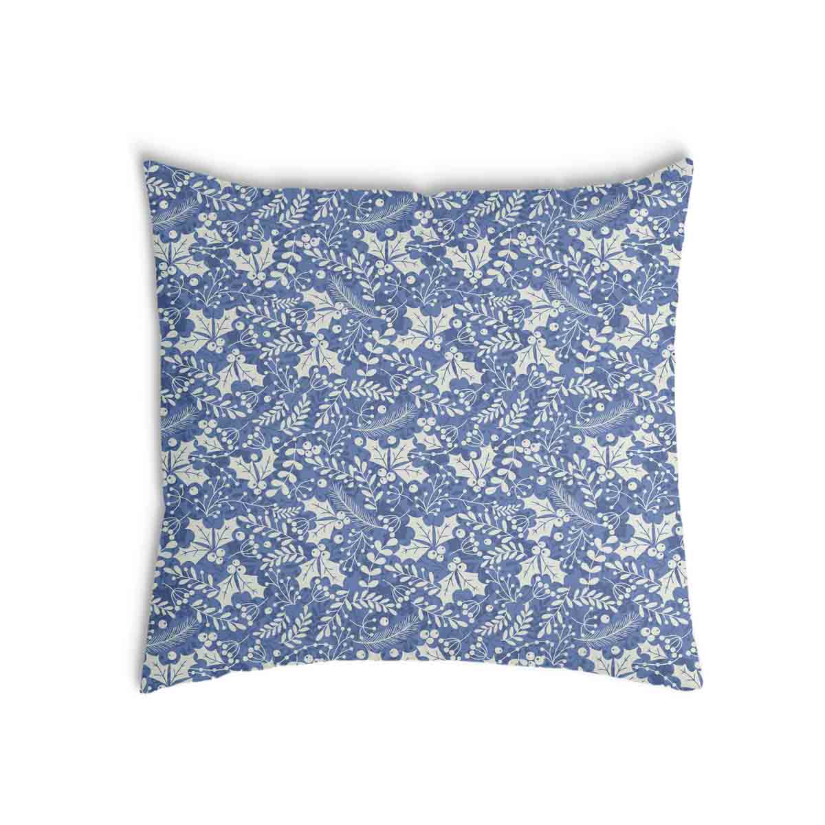 Almohada de salud azul Navidad