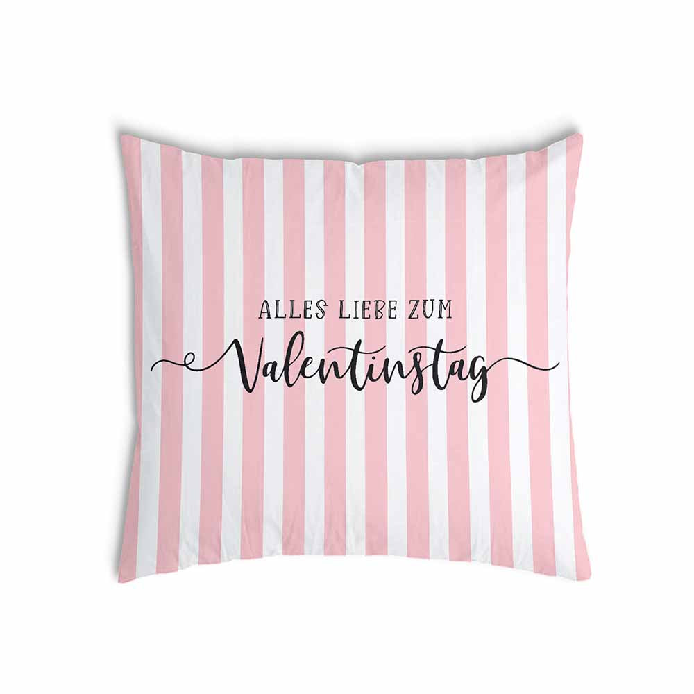 Almohada de salud a rayas Día de San Valentín