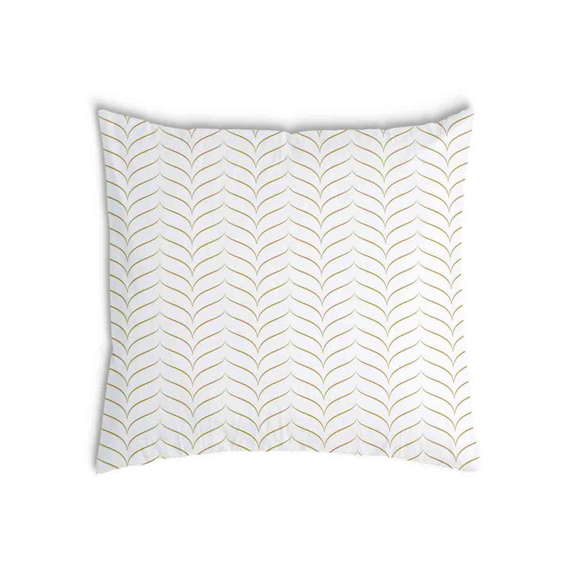 Almohada de salud con forma de V dorada