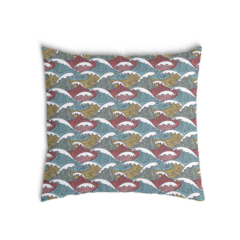 Almohada de salud rompeolas coloridos