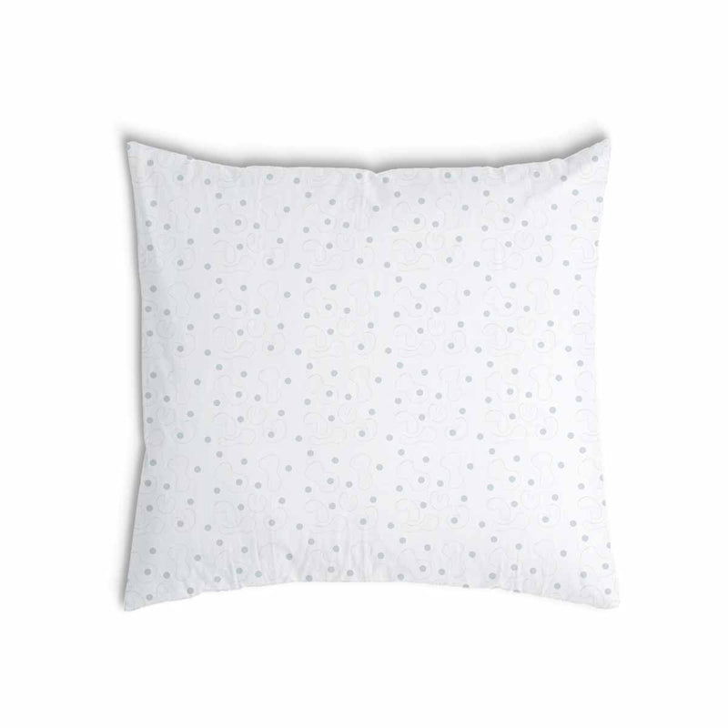 Almohada de salud blanca con puntos grises