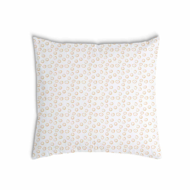 Almohada de salud con círculos naranjas