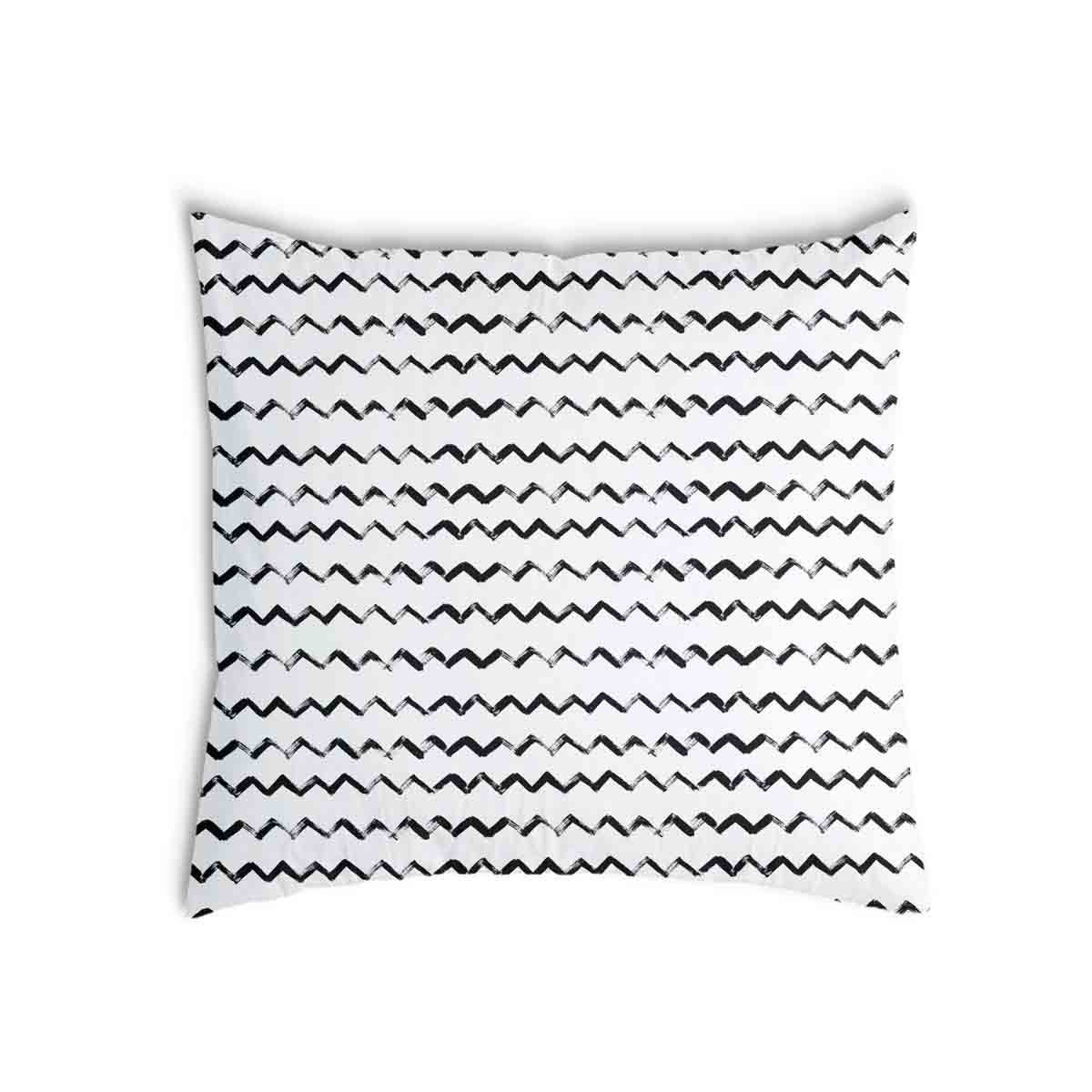 Almohada de salud blanca Zigzag