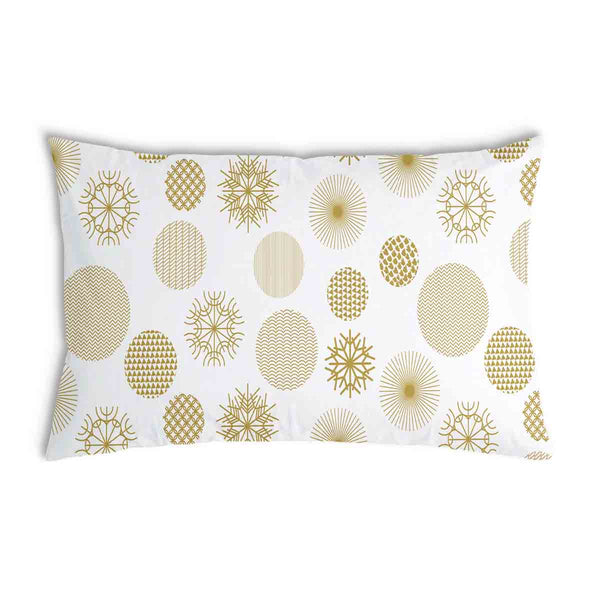 Almohada de salud adorno navideño dorado
