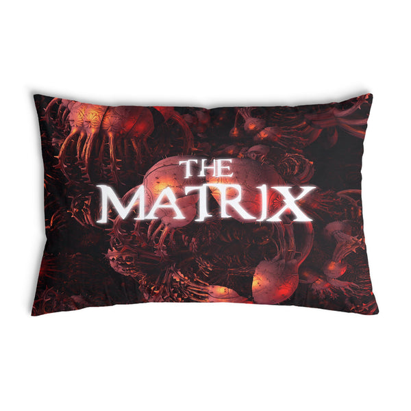 Almohada de salud roja The Matrix Schriftzug