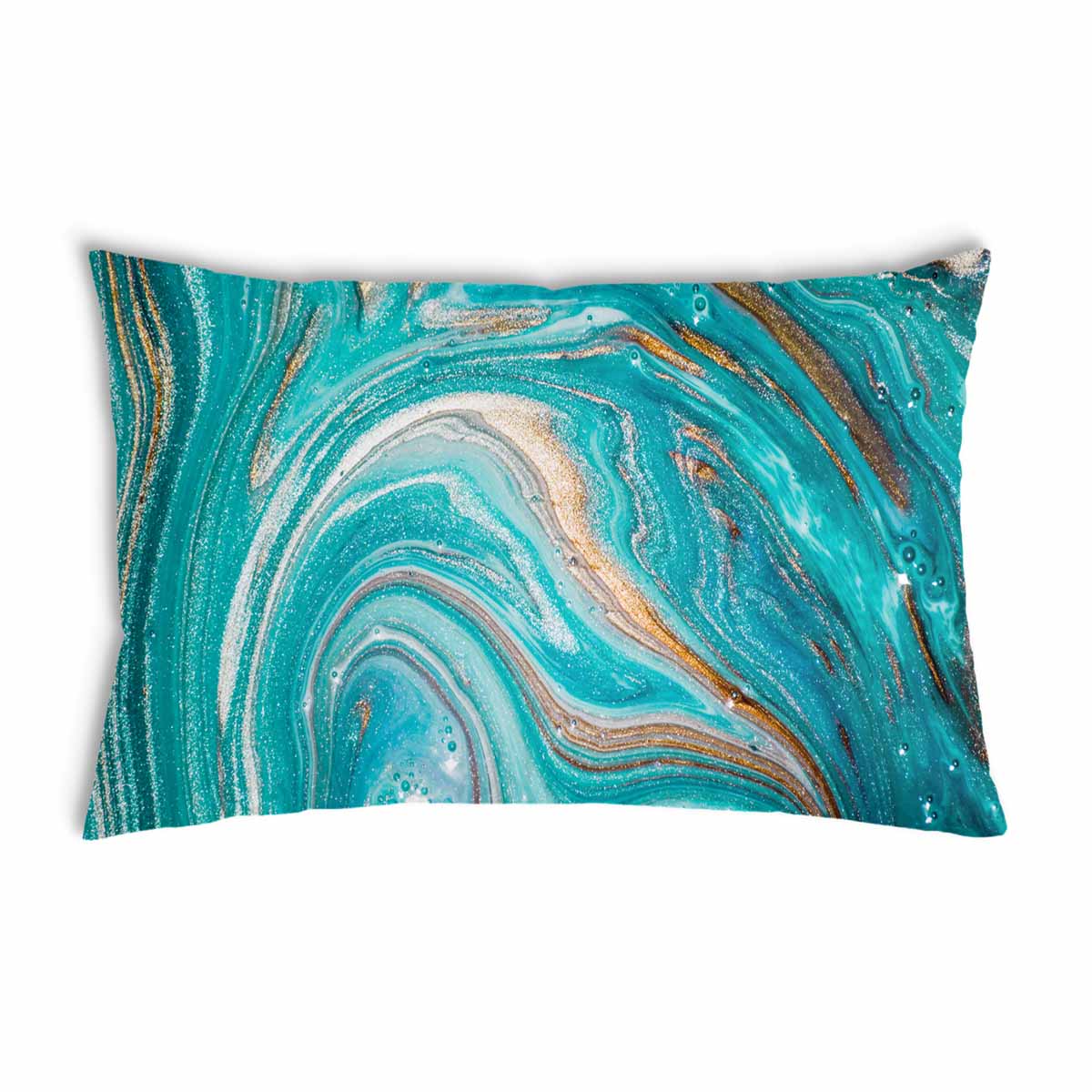Almohada de salud mármol turquesa