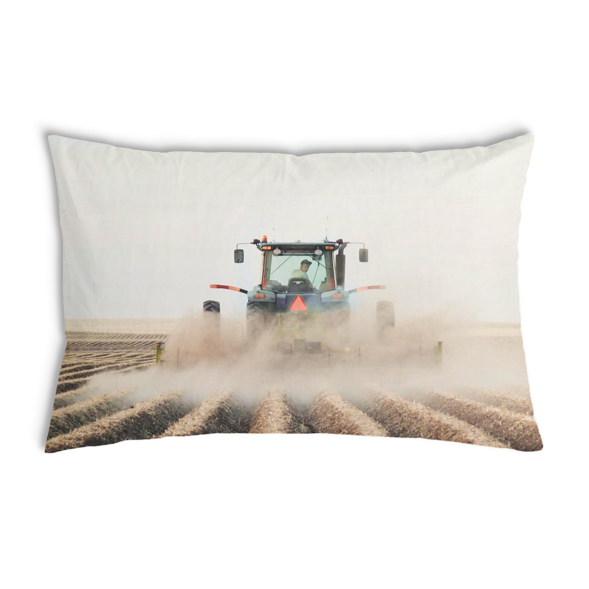 Almohada de salud tractor en acción