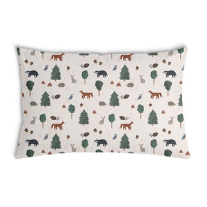 Almohada de salud con funda de algodón animales del bosque