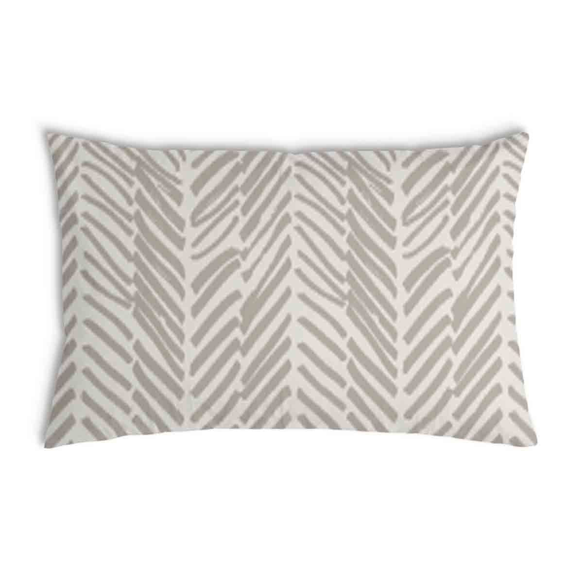 Almohada de salud beige con rayas