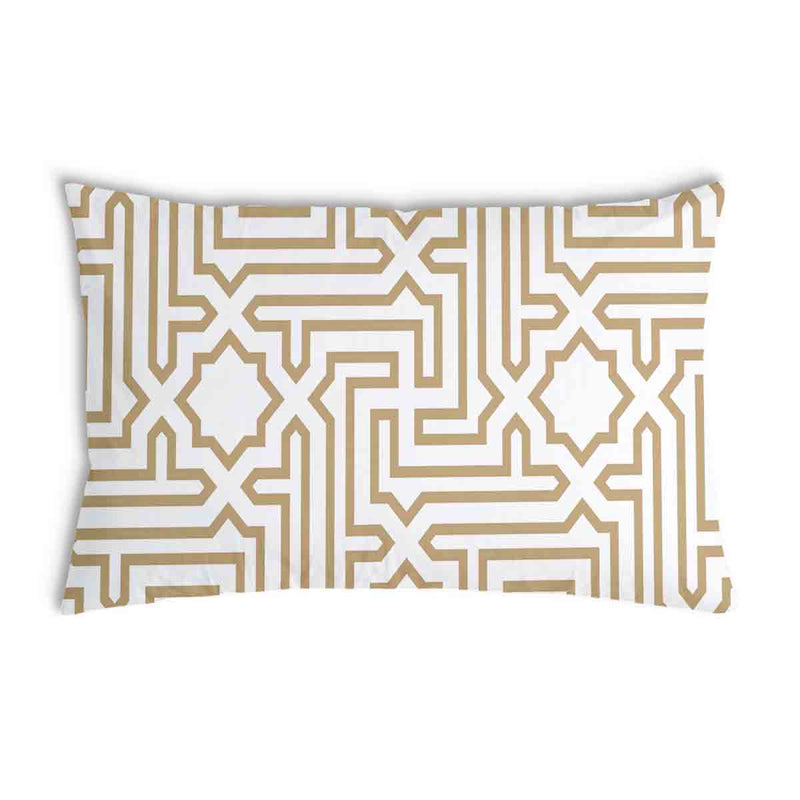 Almohada de salud beige con formas