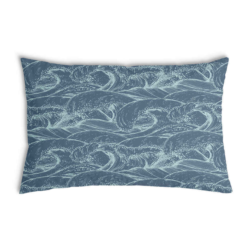 Almohada de salud Olas en el mar