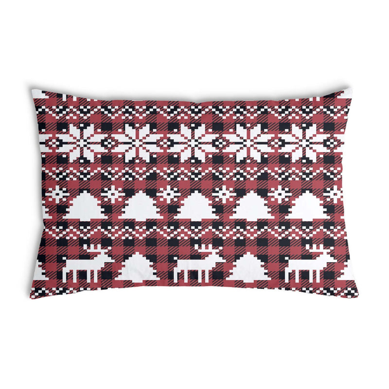 Almohada de salud Karo con motivos navideños