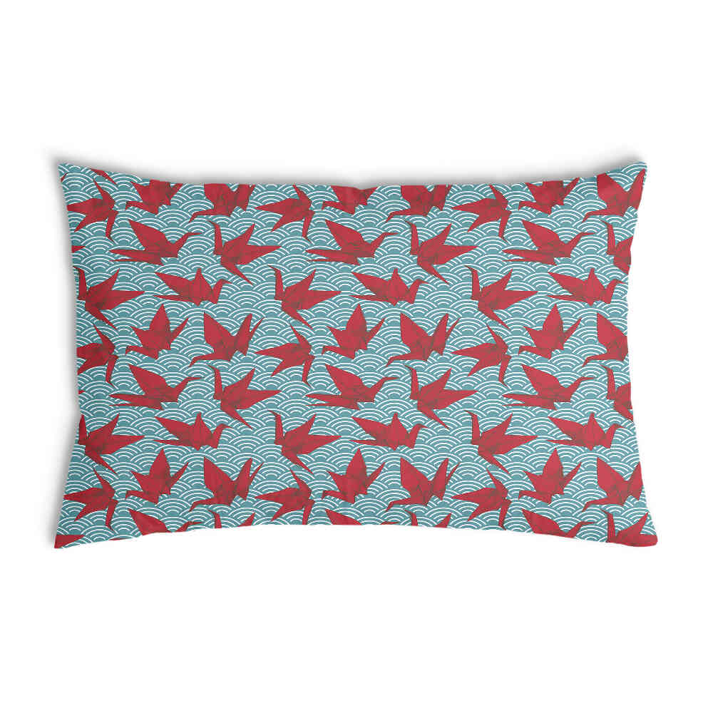 Almohada de salud roja Origami