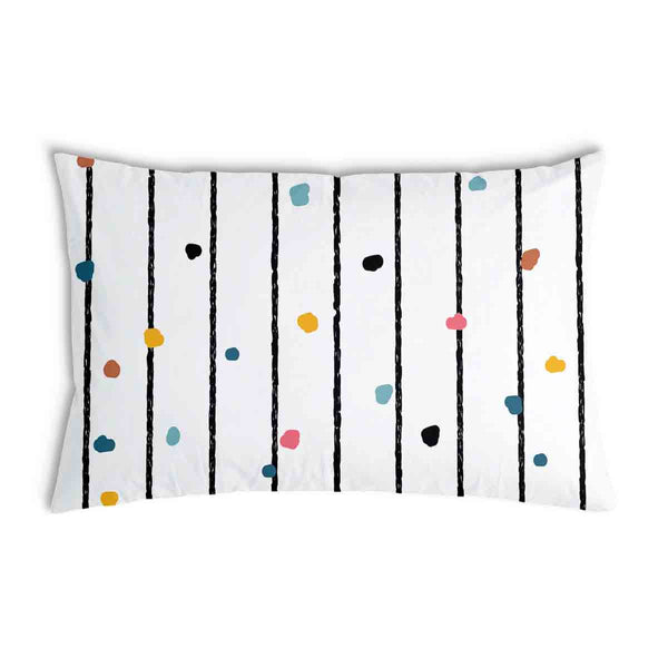 Almohada de salud con puntos de colores