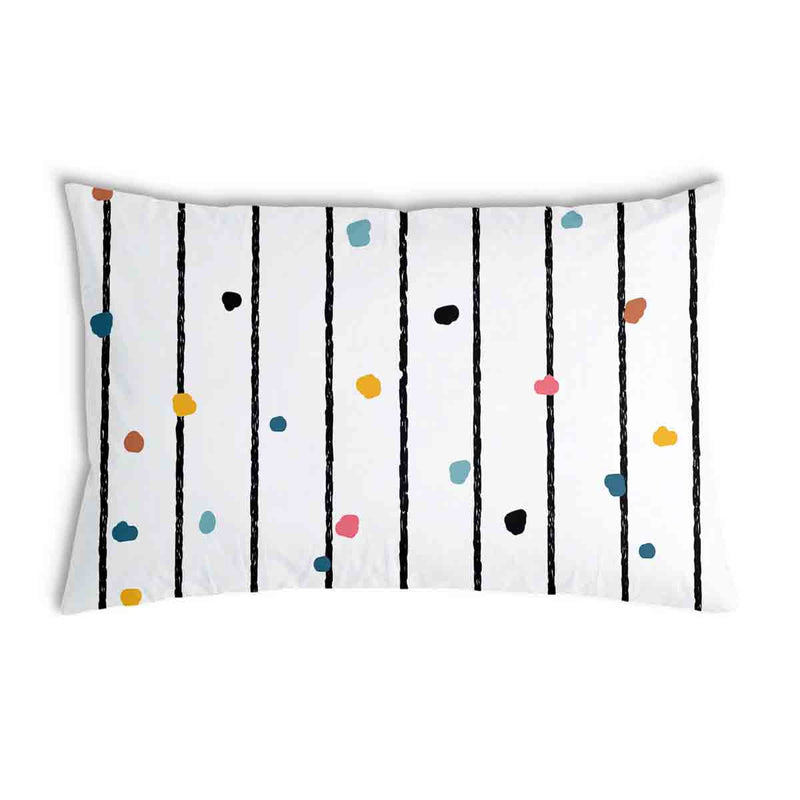 Almohada de salud con puntos de colores