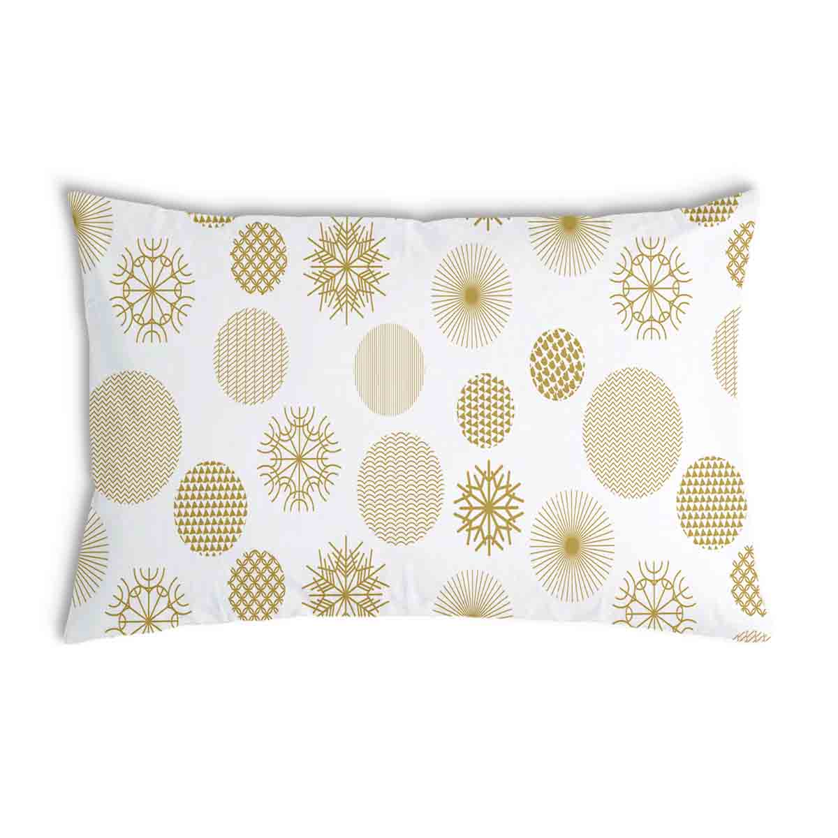 Almohada de salud adorno navideño dorado