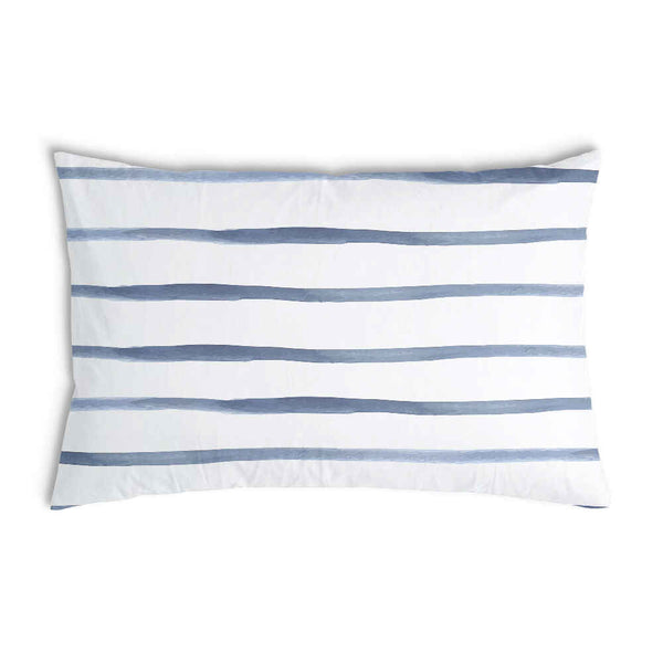 Almohada de salud con rayas transversales azules