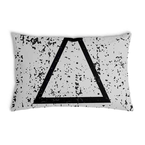 Almohada de salud blanca con formas Dalgona