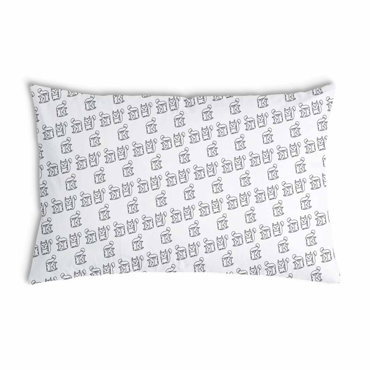 Almohada de salud blanca con resaca