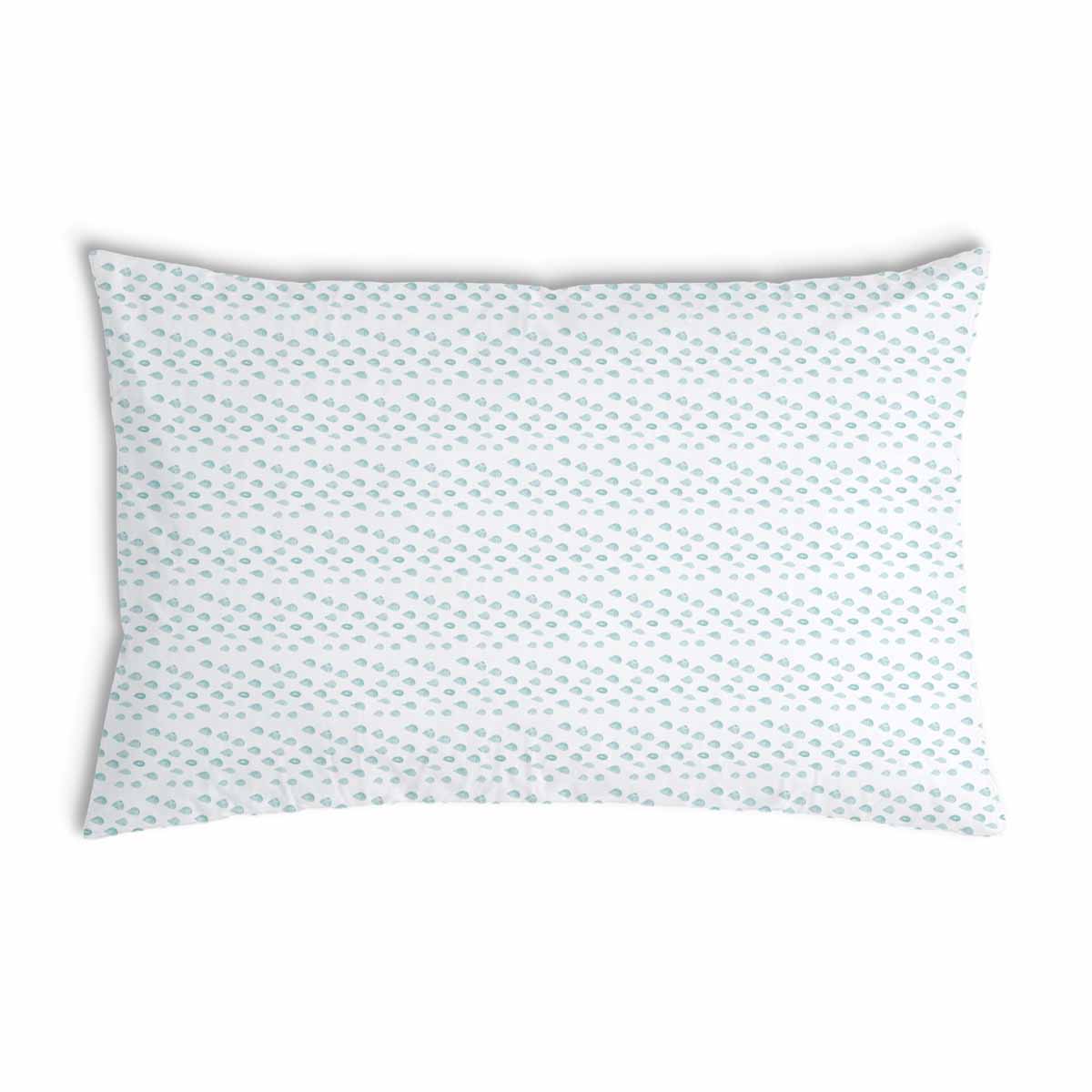 Almohada de salud con gotas azules