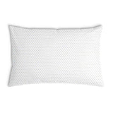 Almohada de salud blanca con puntitos grises