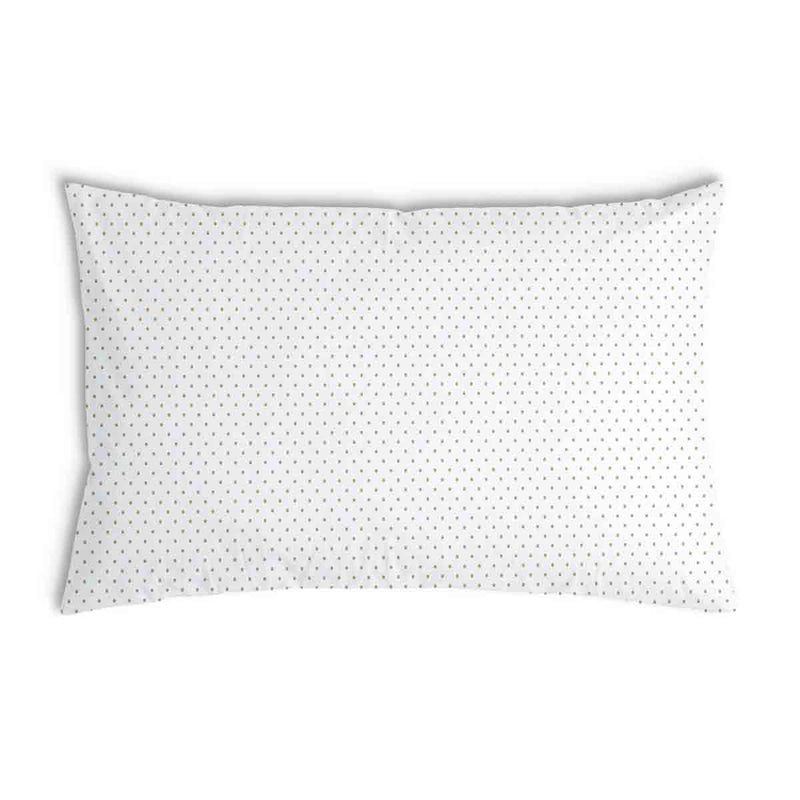Almohada de salud blanca con puntitos grises