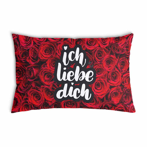 Almohada de salud rosas "Te amo"