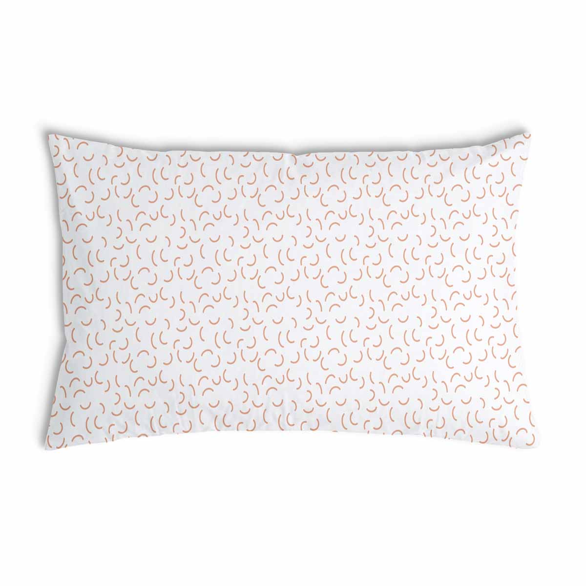 Almohada de salud blanca con semicírculos
