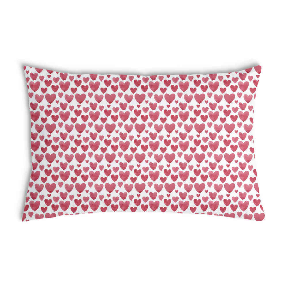 Almohada de salud Corazones rojos