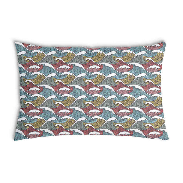 Almohada de salud rompeolas coloridos