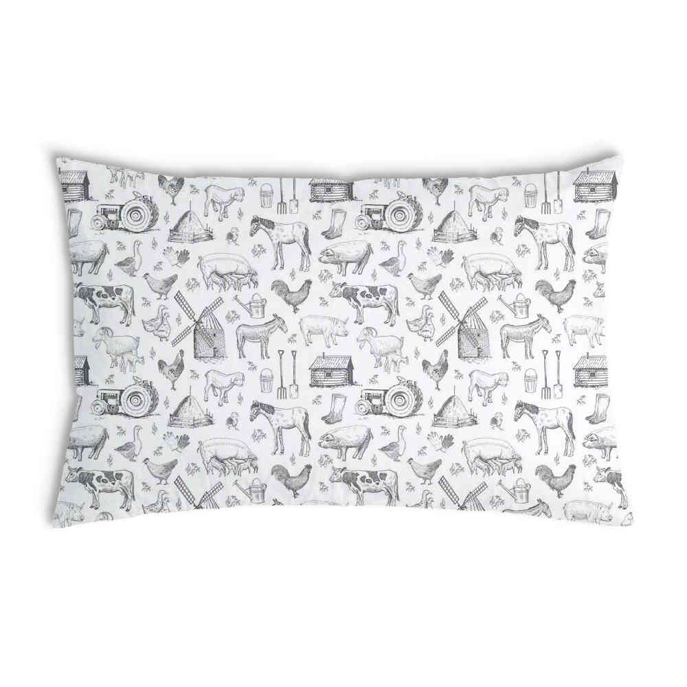 Almohada de salud gris granja