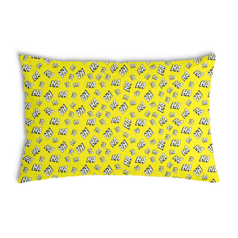 Almohada de salud amarilla Ha Ha