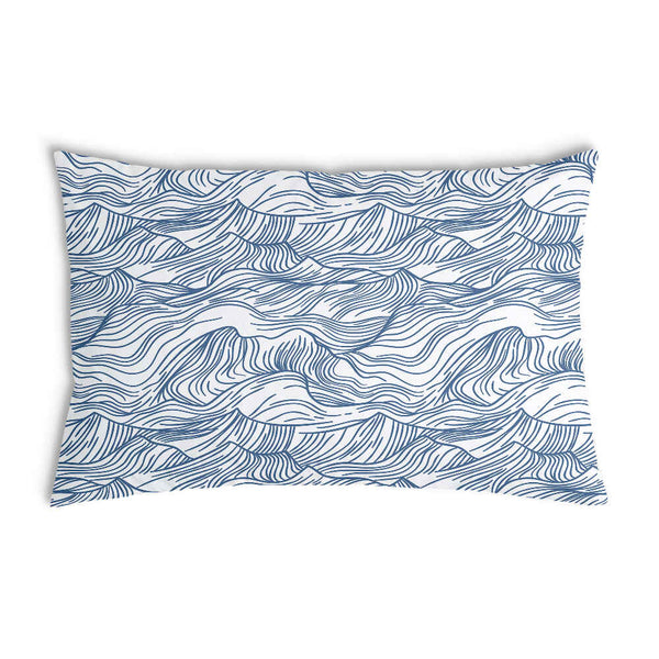 Almohada de salud ondas en azul