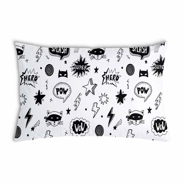 Almohada de salud blanca superhéroes