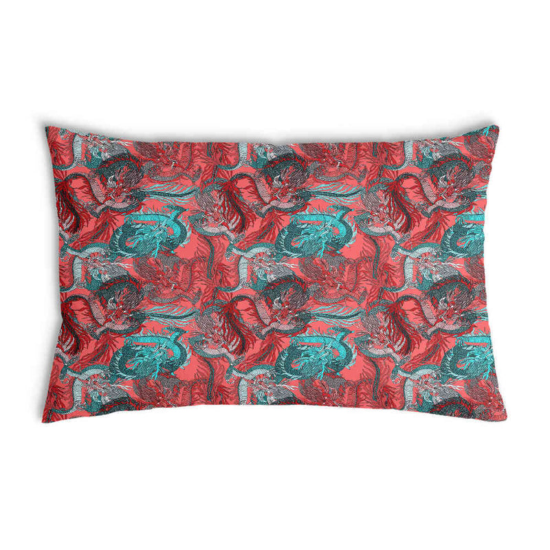Almohada de salud abstracta roja