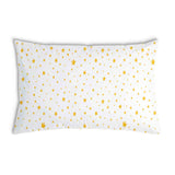 Almohada de salud blanca con estrellas amarillas