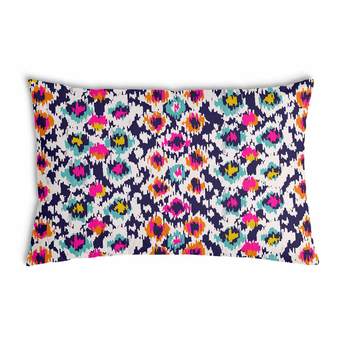 Almohada de salud colorida con estampado de leopardo