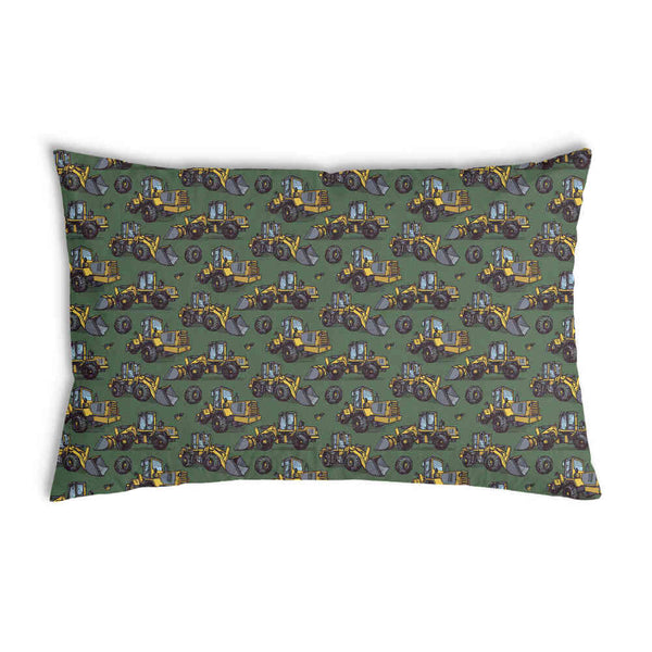 Almohada de salud verde tractor