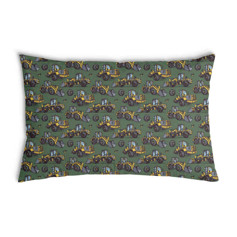Almohada de salud verde tractor